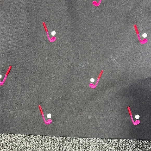 Lilly Pullitzer Black and Pink Golf Skort, Women’s 2 - Picture 2 of 12